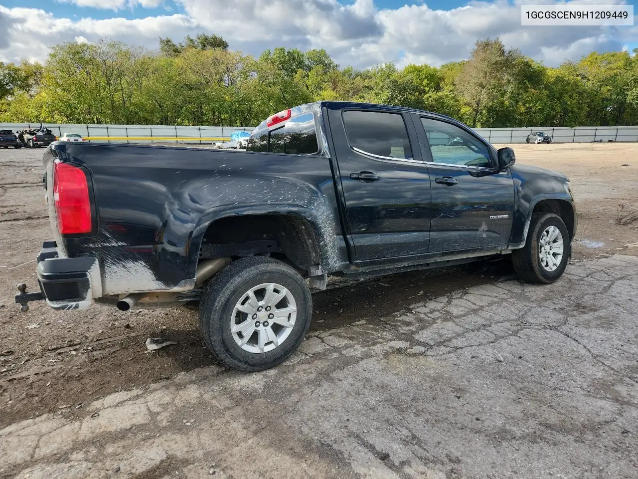 1GCGSCEN9H1209449 2017 Chevrolet Colorado Lt