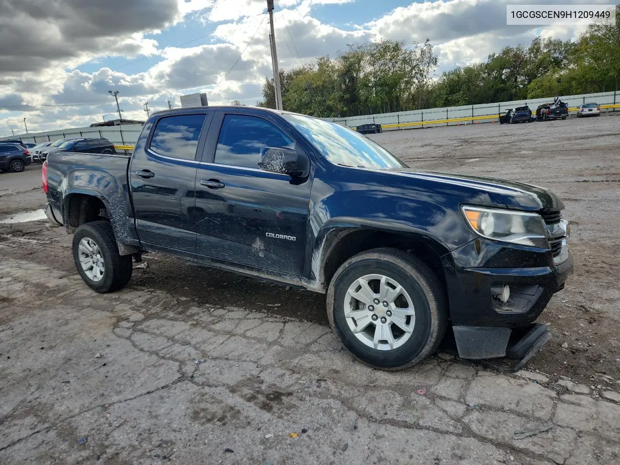 1GCGSCEN9H1209449 2017 Chevrolet Colorado Lt
