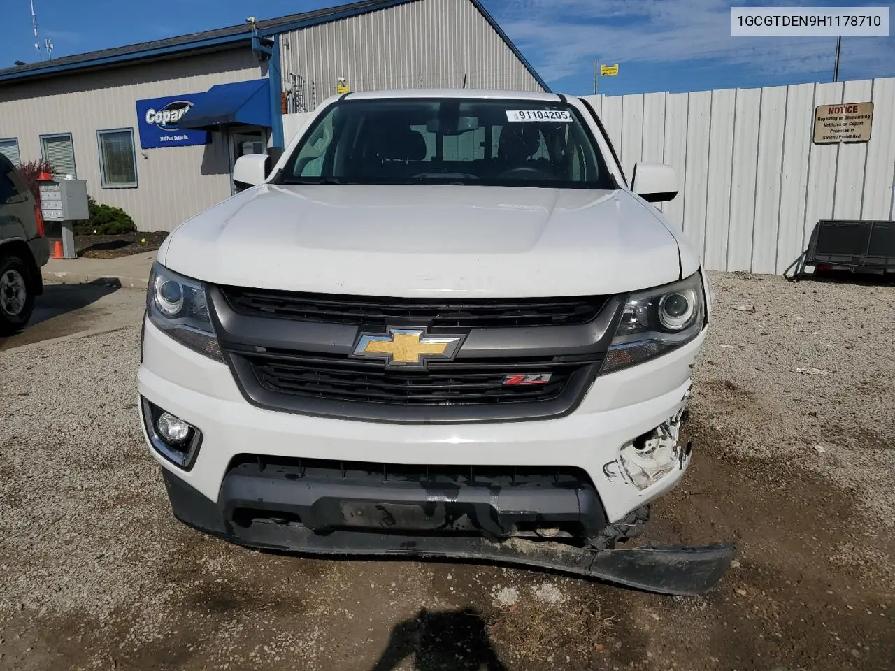 1GCGTDEN9H1178710 2017 Chevrolet Colorado Z71