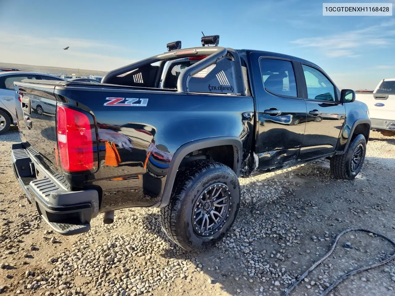 1GCGTDENXH1168428 2017 Chevrolet Colorado Z71