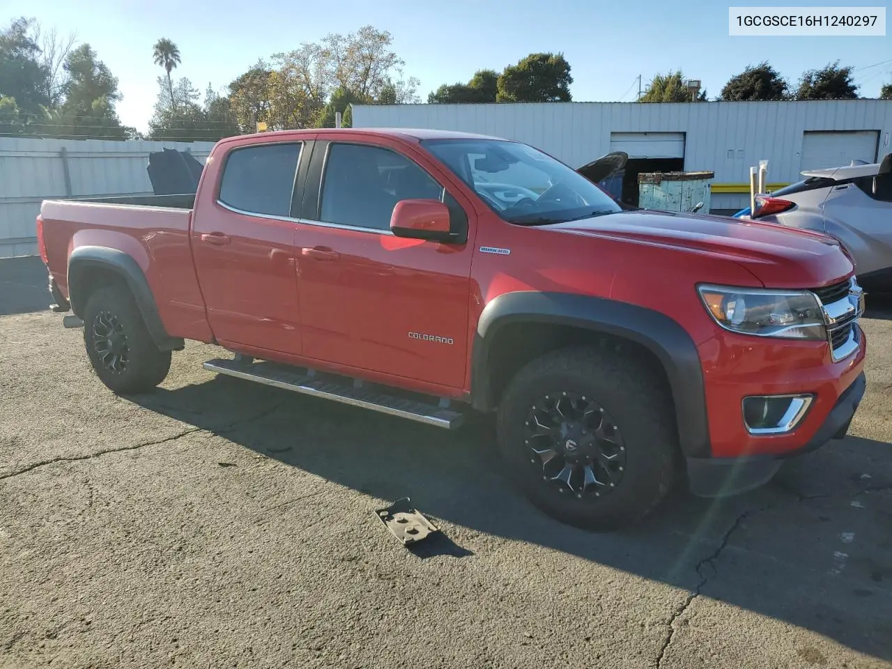 1GCGSCE16H1240297 2017 Chevrolet Colorado Lt