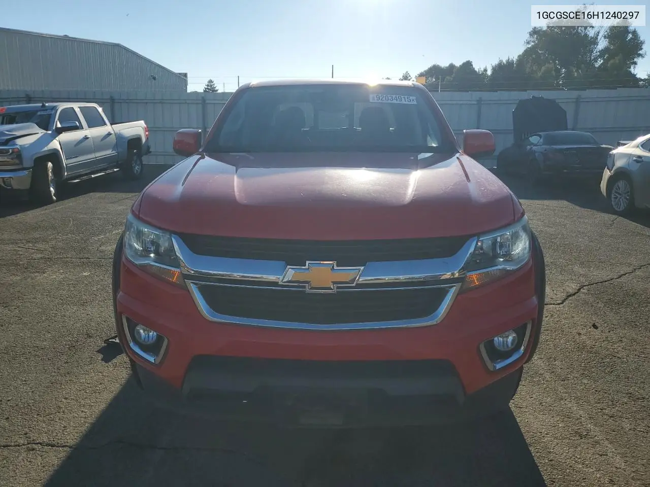 1GCGSCE16H1240297 2017 Chevrolet Colorado Lt