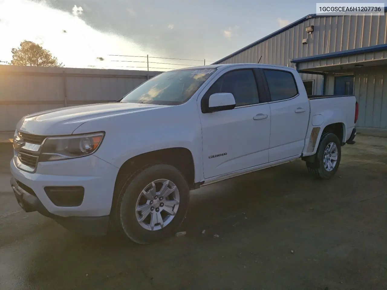 1GCGSCEA6H1207736 2017 Chevrolet Colorado Lt