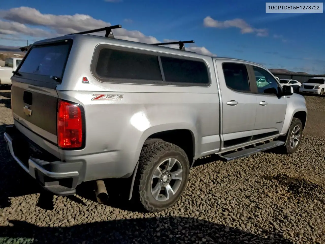 1GCPTDE15H1278722 2017 Chevrolet Colorado Z71