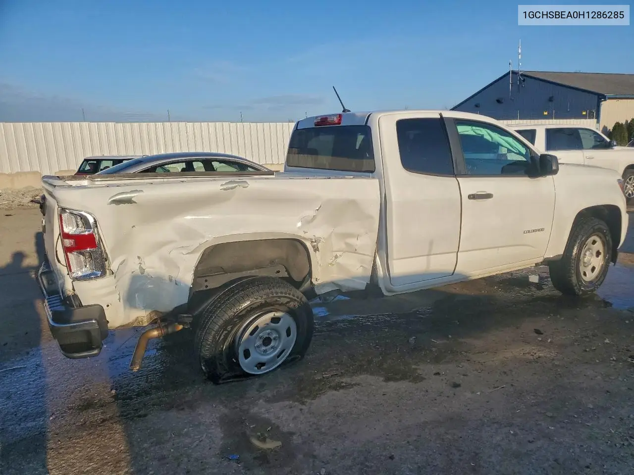 1GCHSBEA0H1286285 2017 Chevrolet Colorado