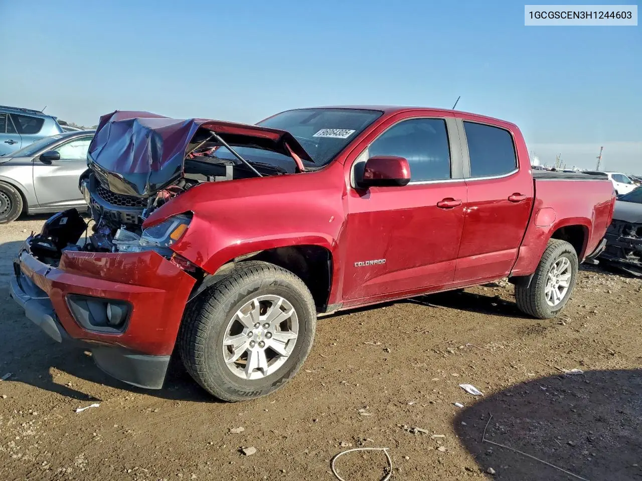 1GCGSCEN3H1244603 2017 Chevrolet Colorado Lt