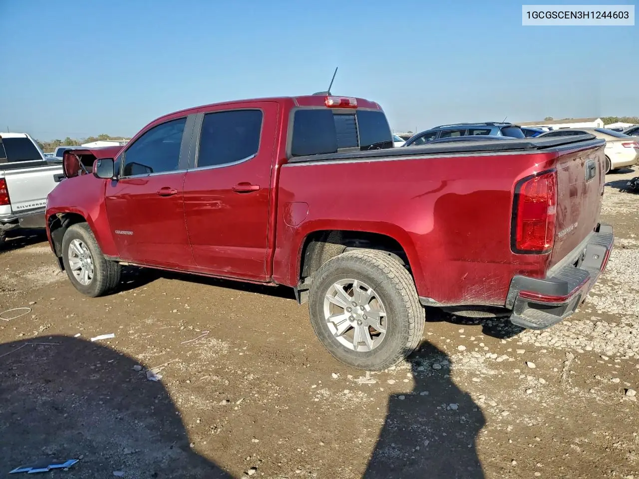 1GCGSCEN3H1244603 2017 Chevrolet Colorado Lt