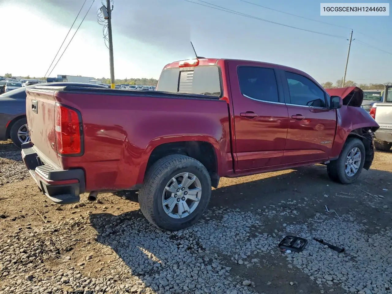 1GCGSCEN3H1244603 2017 Chevrolet Colorado Lt