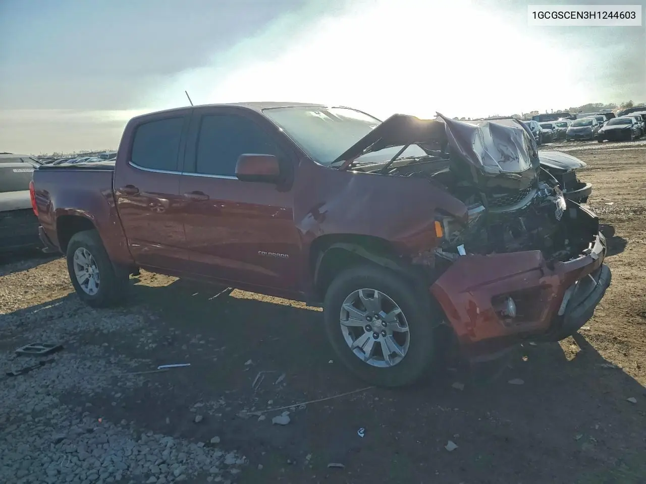 1GCGSCEN3H1244603 2017 Chevrolet Colorado Lt
