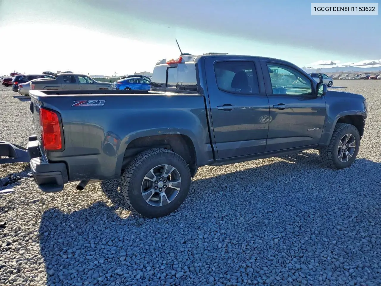 1GCGTDEN8H1153622 2017 Chevrolet Colorado Z71