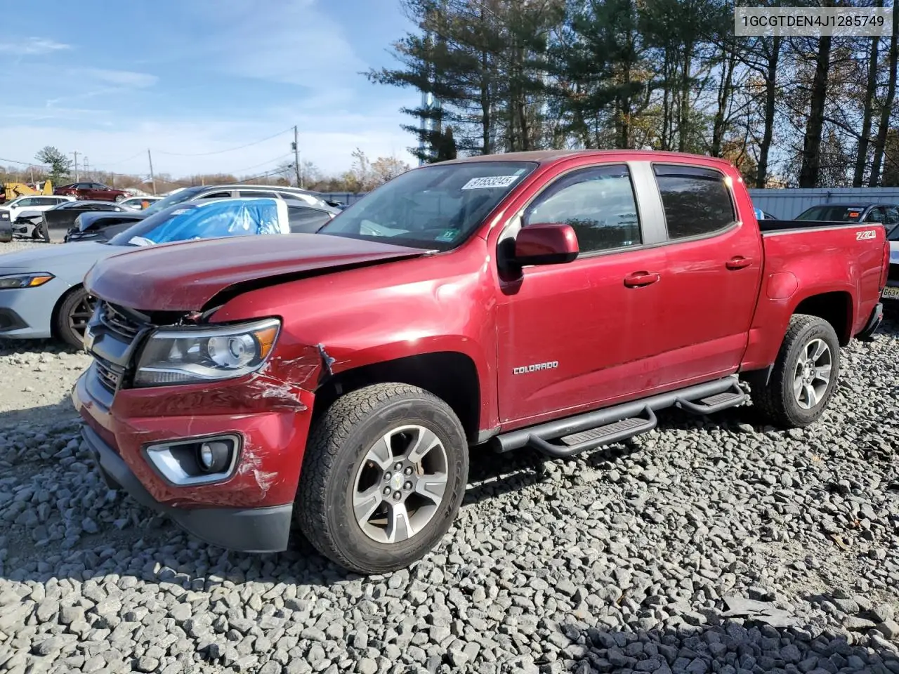 1GCGTDEN4J1285749 2018 Chevrolet Colorado Z71