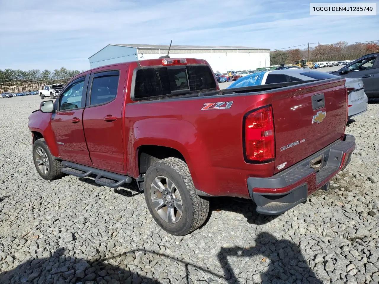 1GCGTDEN4J1285749 2018 Chevrolet Colorado Z71