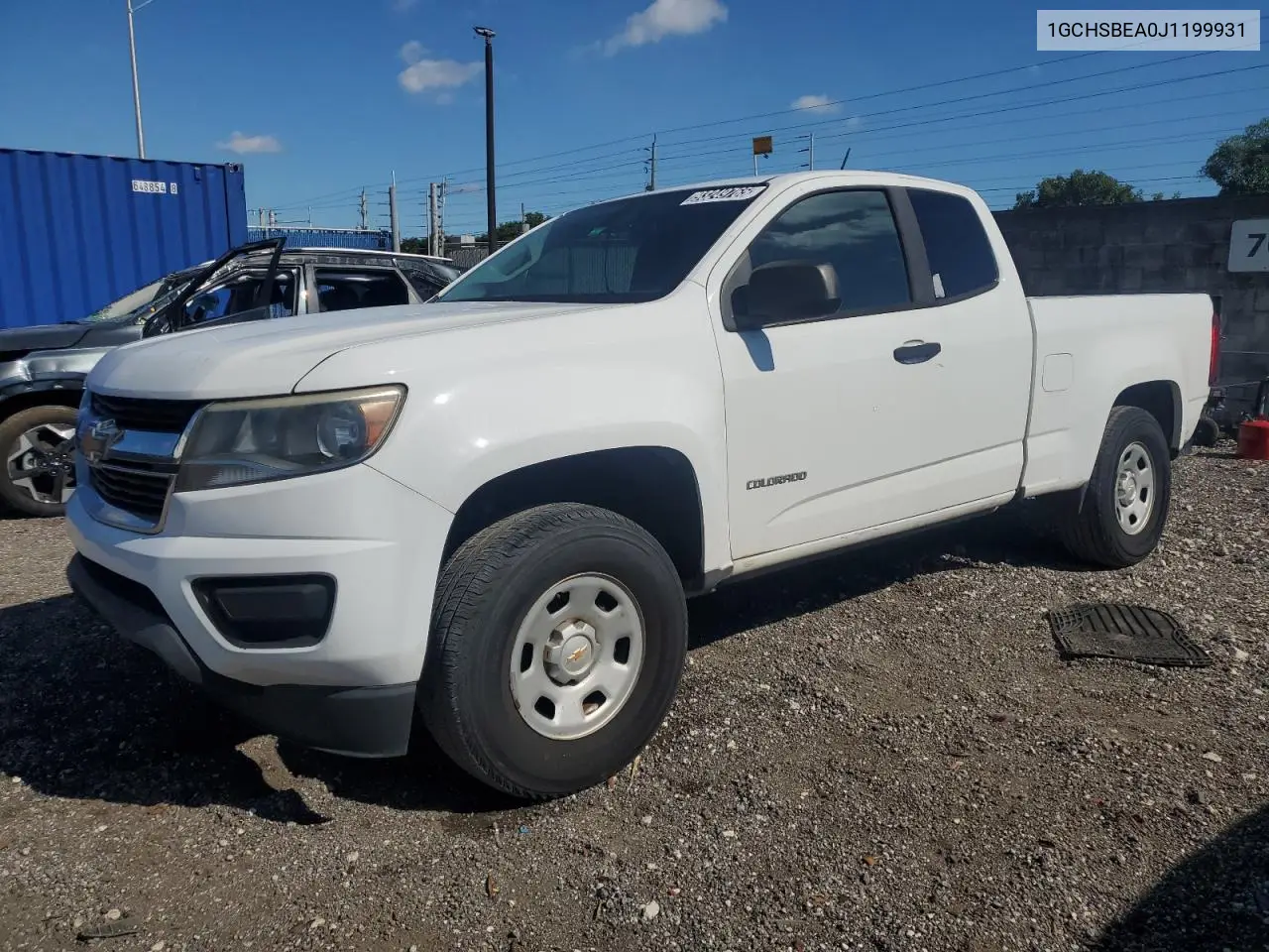 1GCHSBEA0J1199931 2018 Chevrolet Colorado