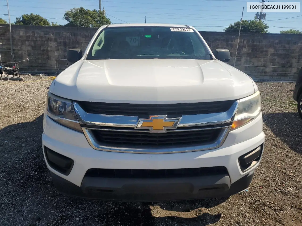 1GCHSBEA0J1199931 2018 Chevrolet Colorado