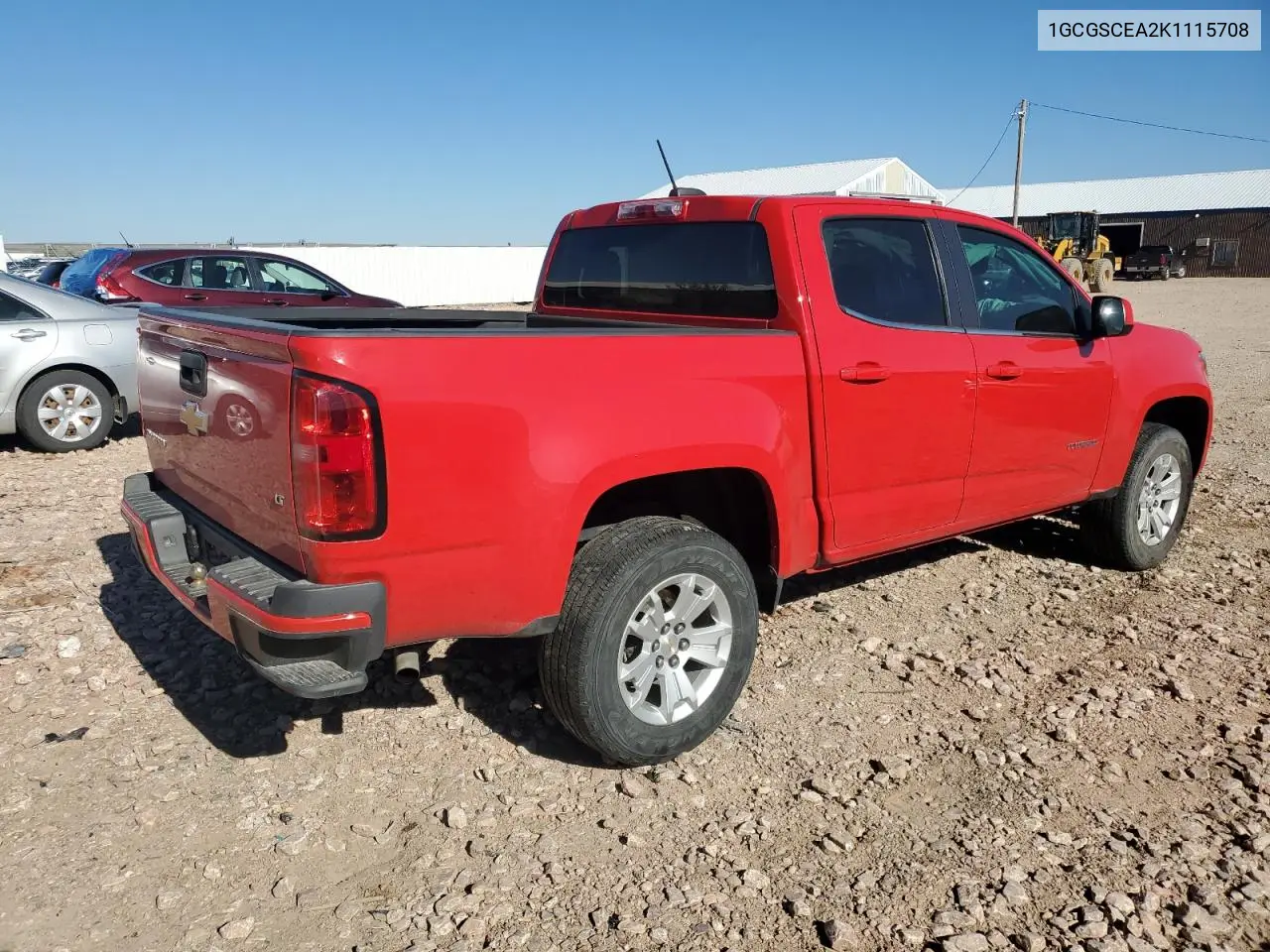 1GCGSCEA2K1115708 2019 Chevrolet Colorado Lt
