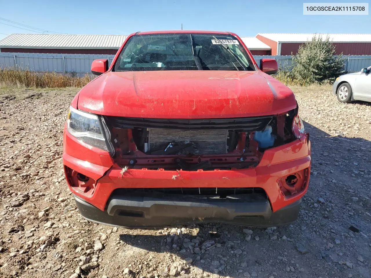 1GCGSCEA2K1115708 2019 Chevrolet Colorado Lt