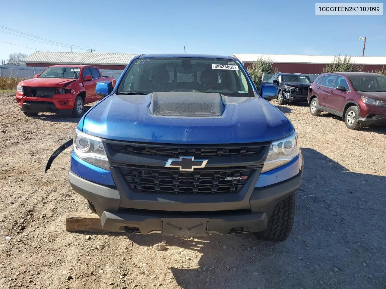 1GCGTEEN2K1107099 2019 Chevrolet Colorado Zr2
