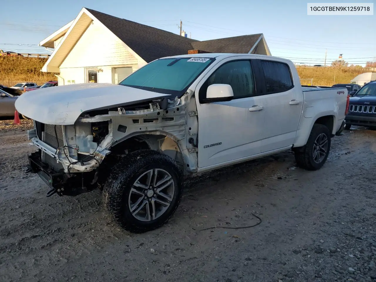 1GCGTBEN9K1259718 2019 Chevrolet Colorado