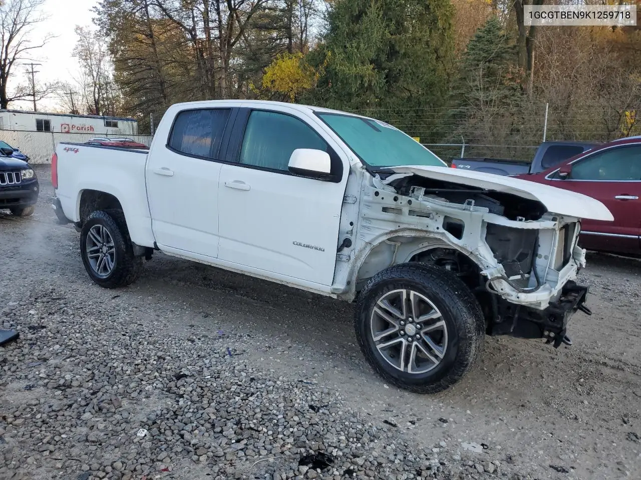 1GCGTBEN9K1259718 2019 Chevrolet Colorado