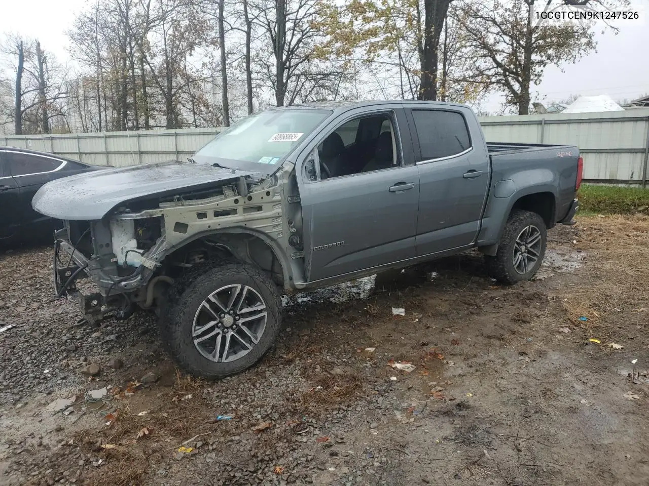 1GCGTCEN9K1247526 2019 Chevrolet Colorado Lt