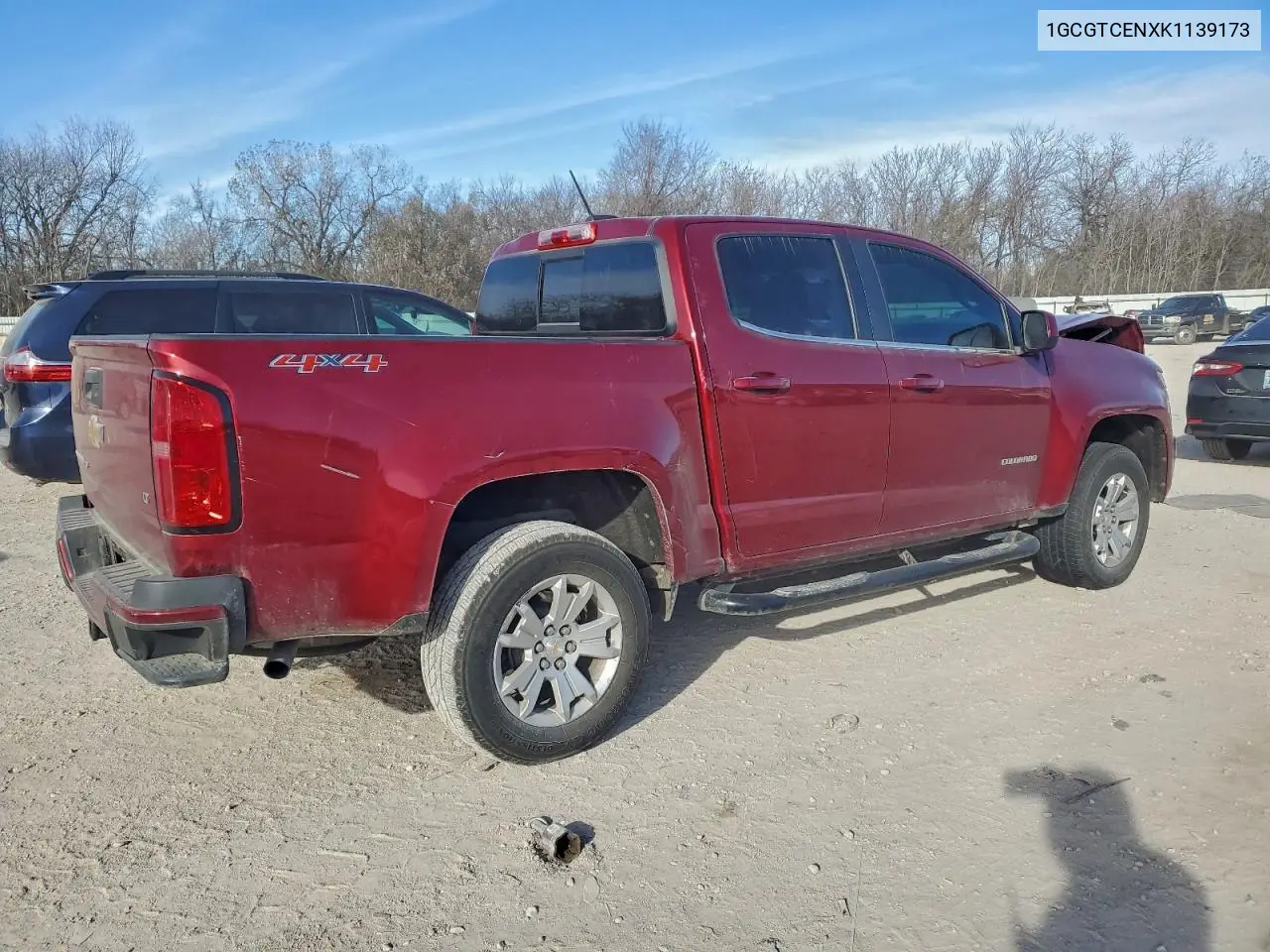 1GCGTCENXK1139173 2019 Chevrolet Colorado Lt