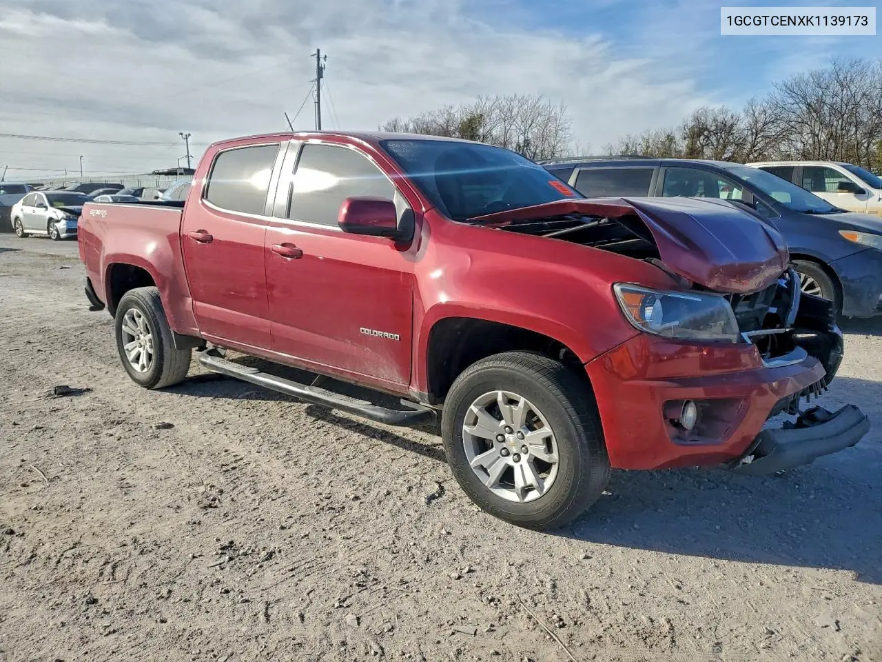 1GCGTCENXK1139173 2019 Chevrolet Colorado Lt