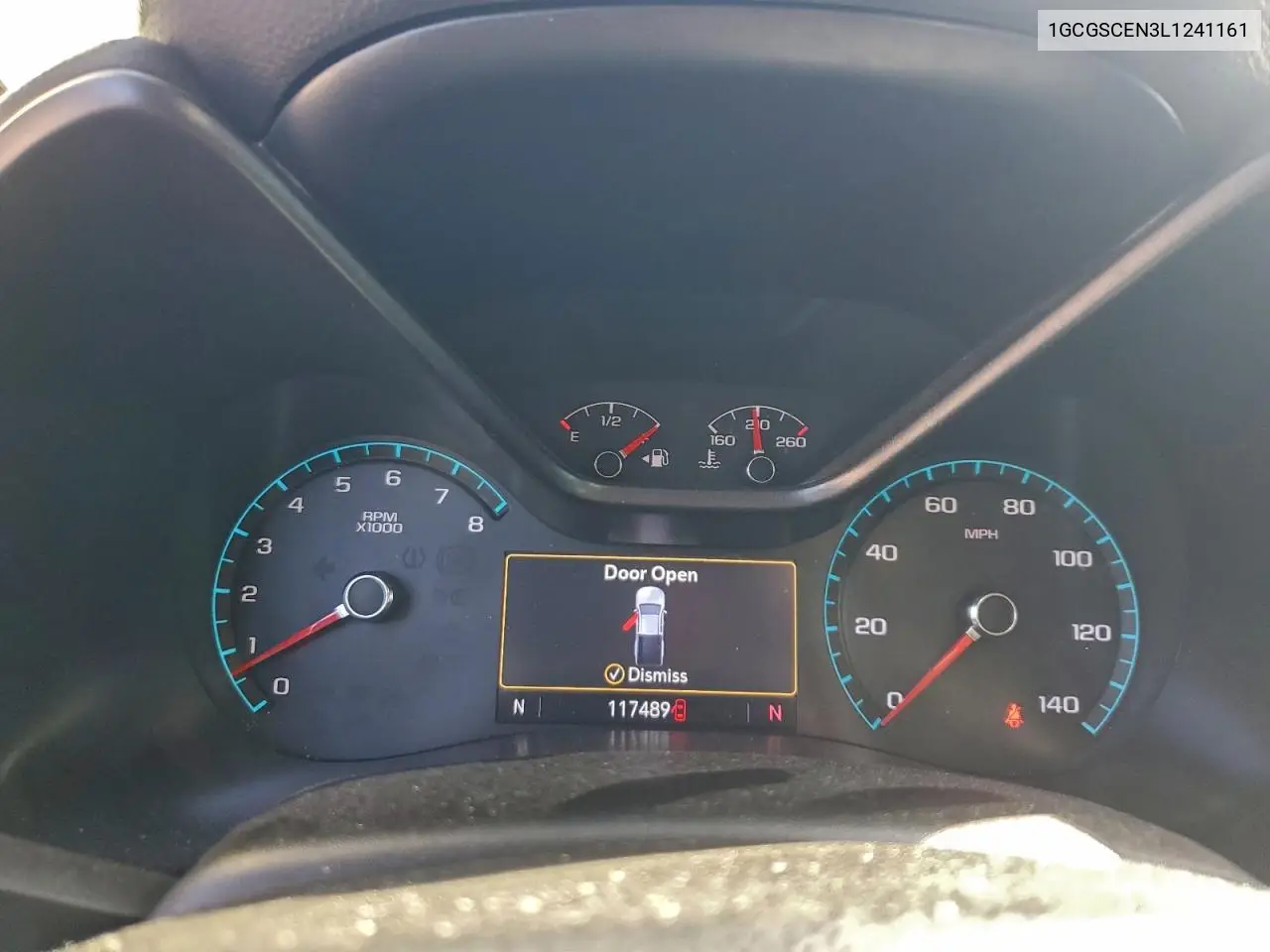 1GCGSCEN3L1241161 2020 Chevrolet Colorado Lt