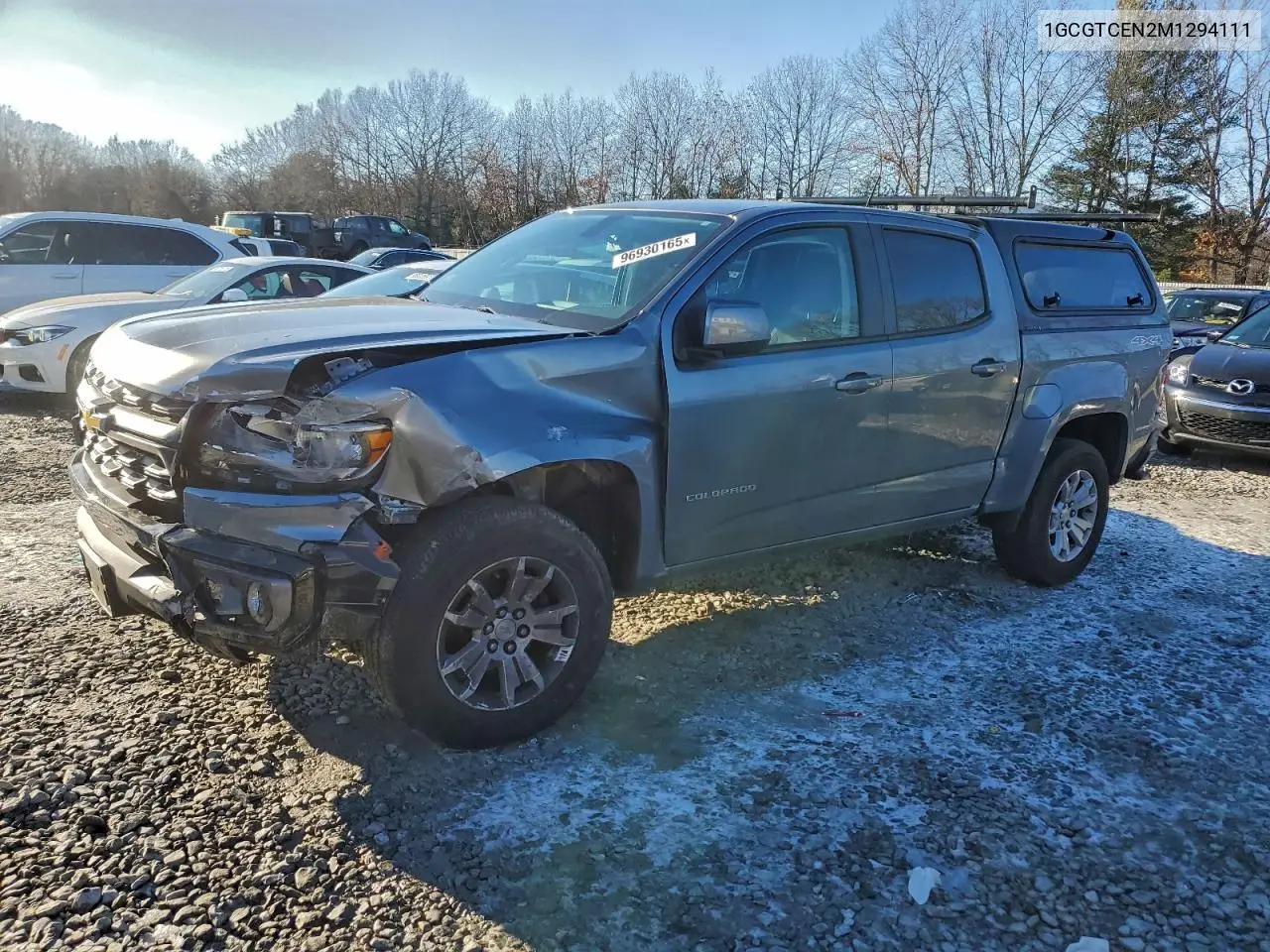 1GCGTCEN2M1294111 2021 Chevrolet Colorado Lt