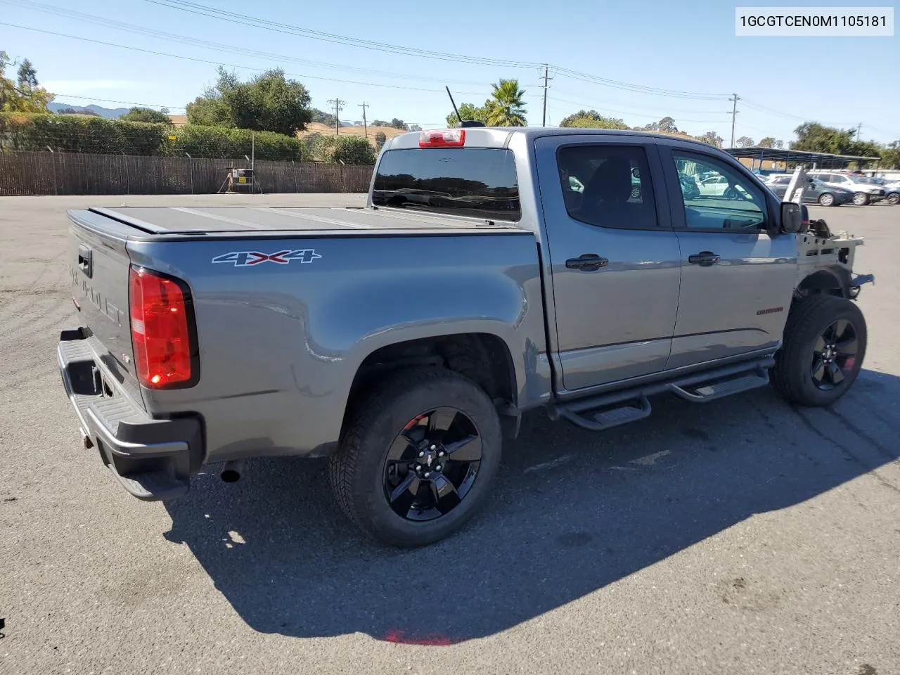 1GCGTCEN0M1105181 2021 Chevrolet Colorado Lt