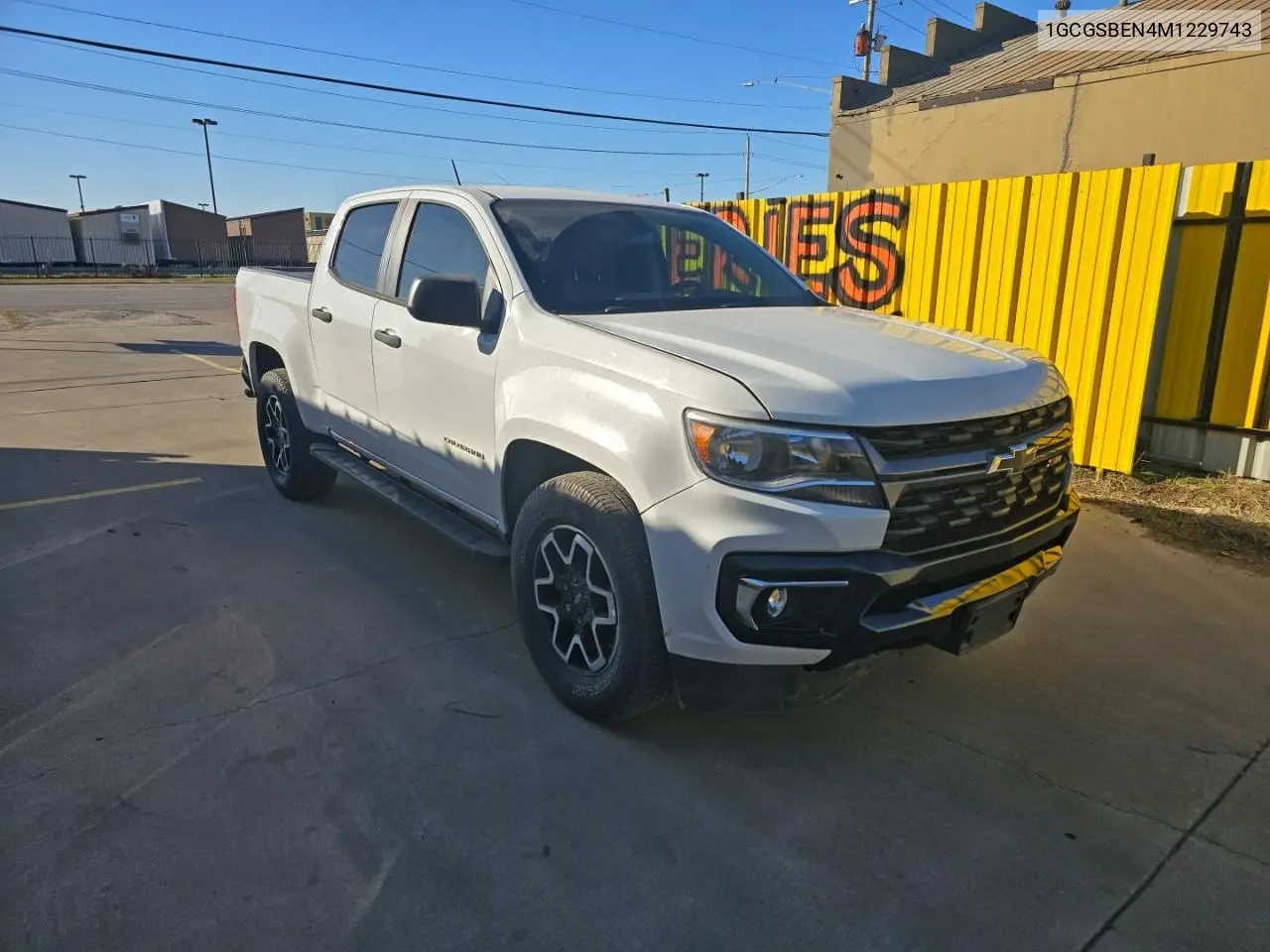 1GCGSBEN4M1229743 2021 Chevrolet Colorado