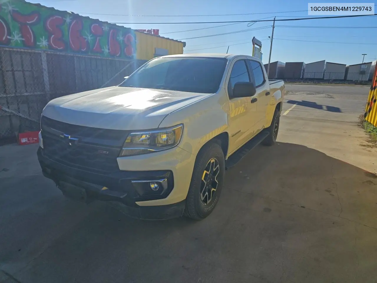 1GCGSBEN4M1229743 2021 Chevrolet Colorado