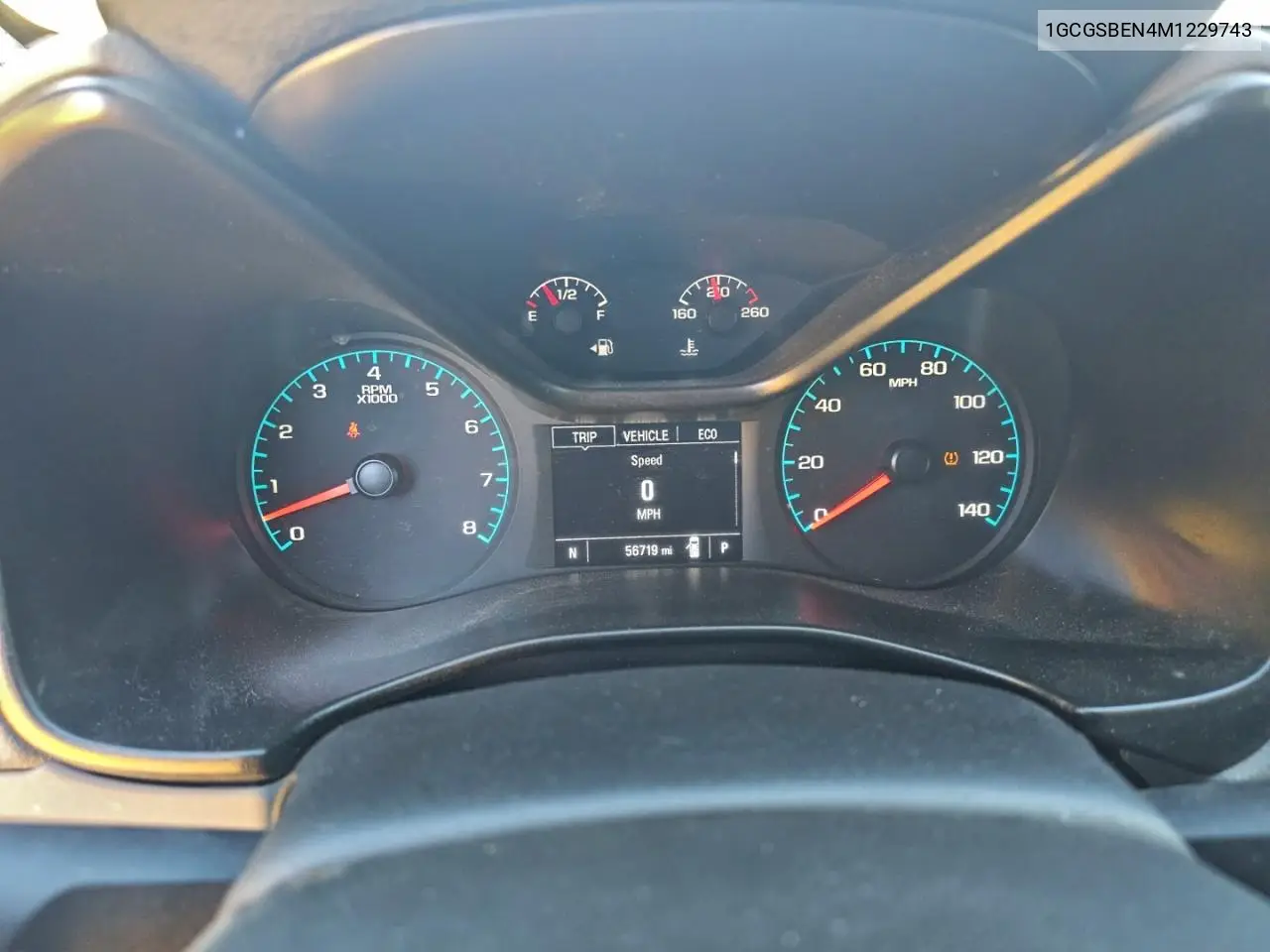 1GCGSBEN4M1229743 2021 Chevrolet Colorado