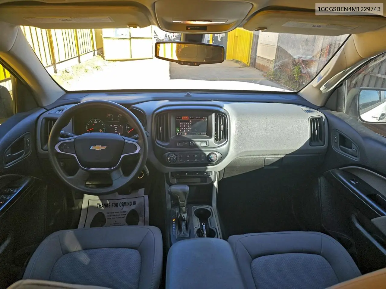 1GCGSBEN4M1229743 2021 Chevrolet Colorado