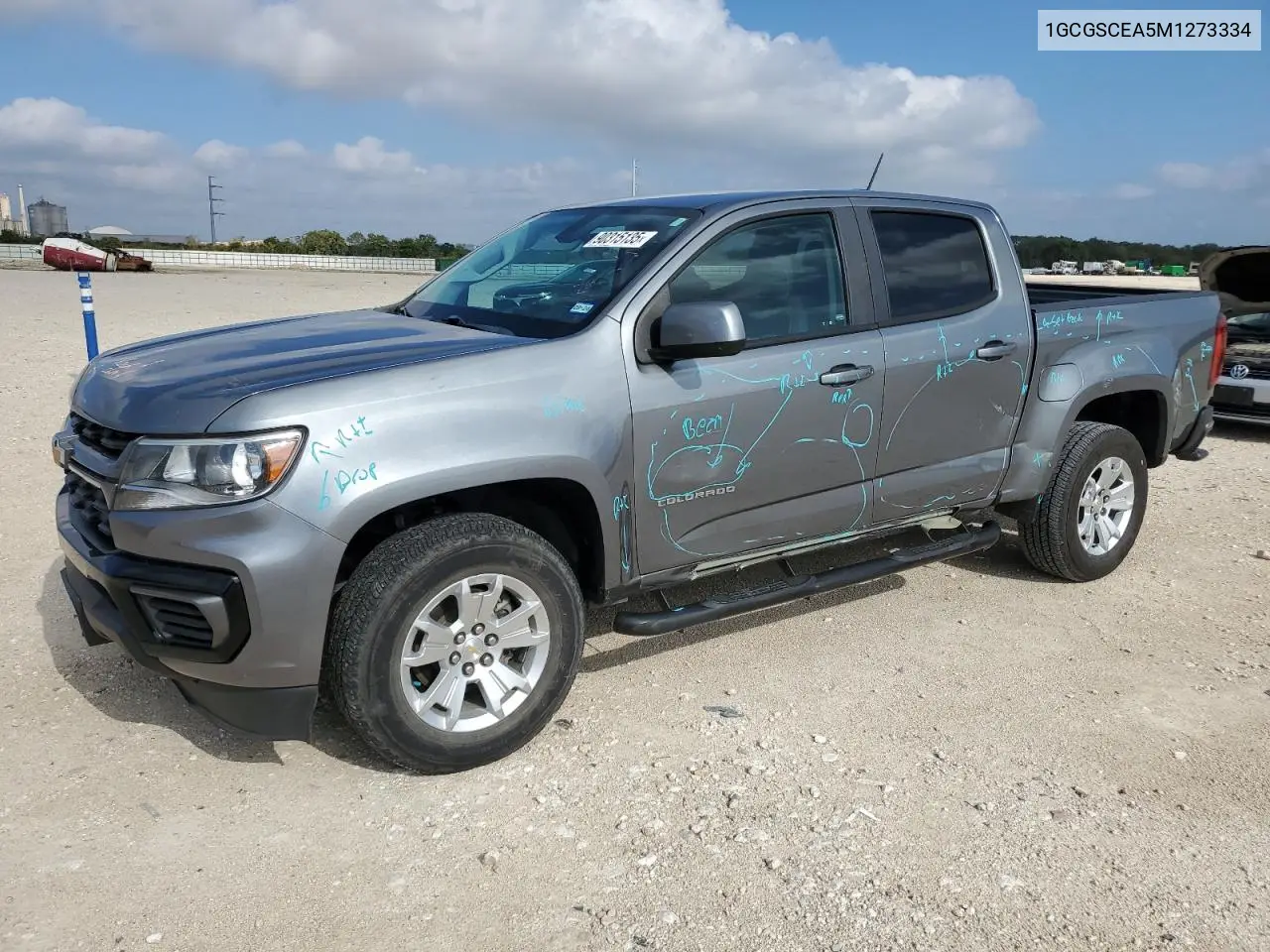 1GCGSCEA5M1273334 2021 Chevrolet Colorado Lt