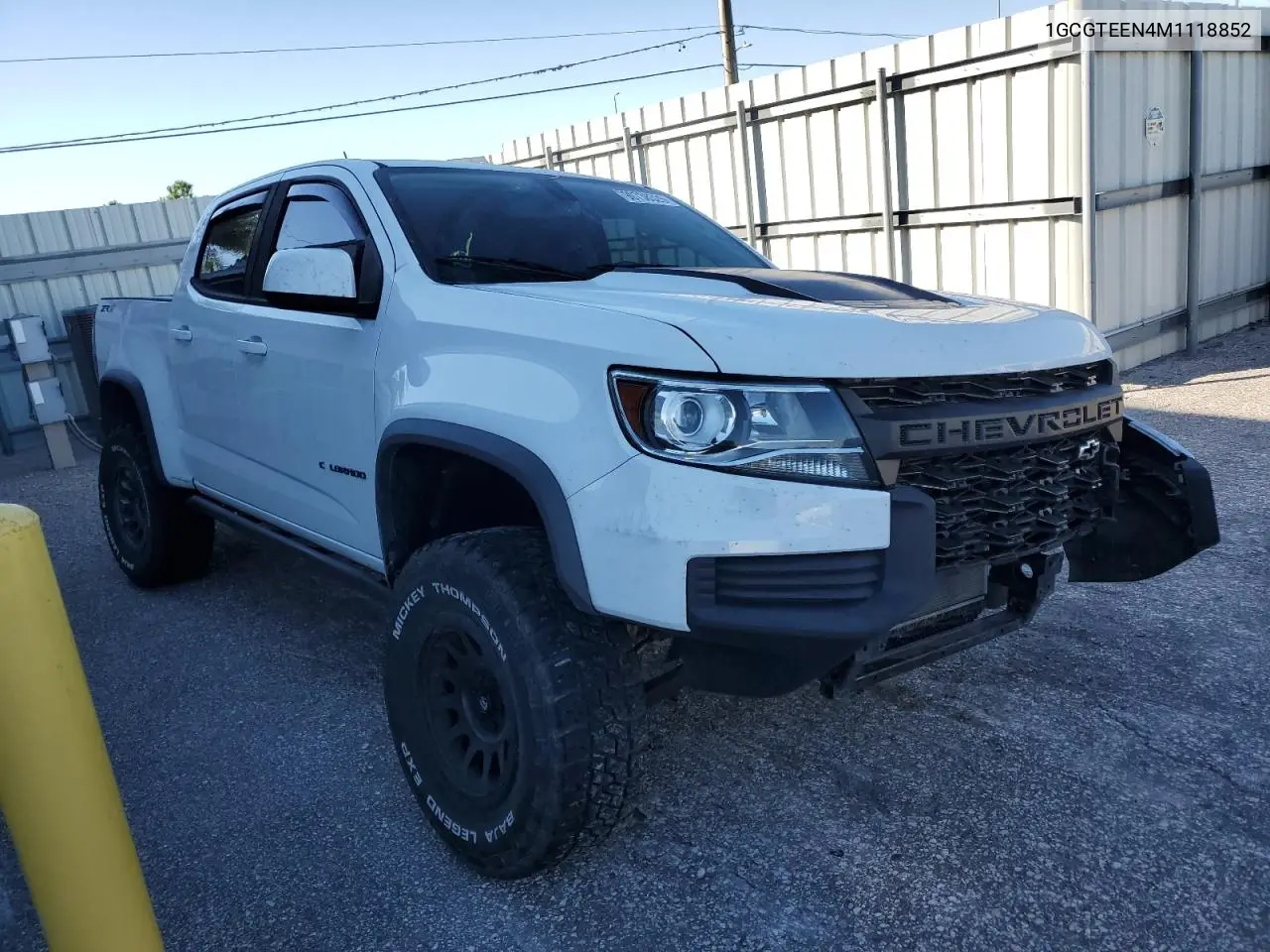 1GCGTEEN4M1118852 2021 Chevrolet Colorado Zr2