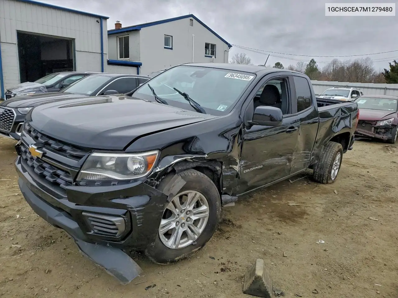 1GCHSCEA7M1279480 2021 Chevrolet Colorado Lt