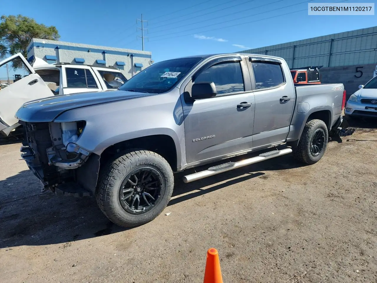 1GCGTBEN1M1120217 2021 Chev Colorado