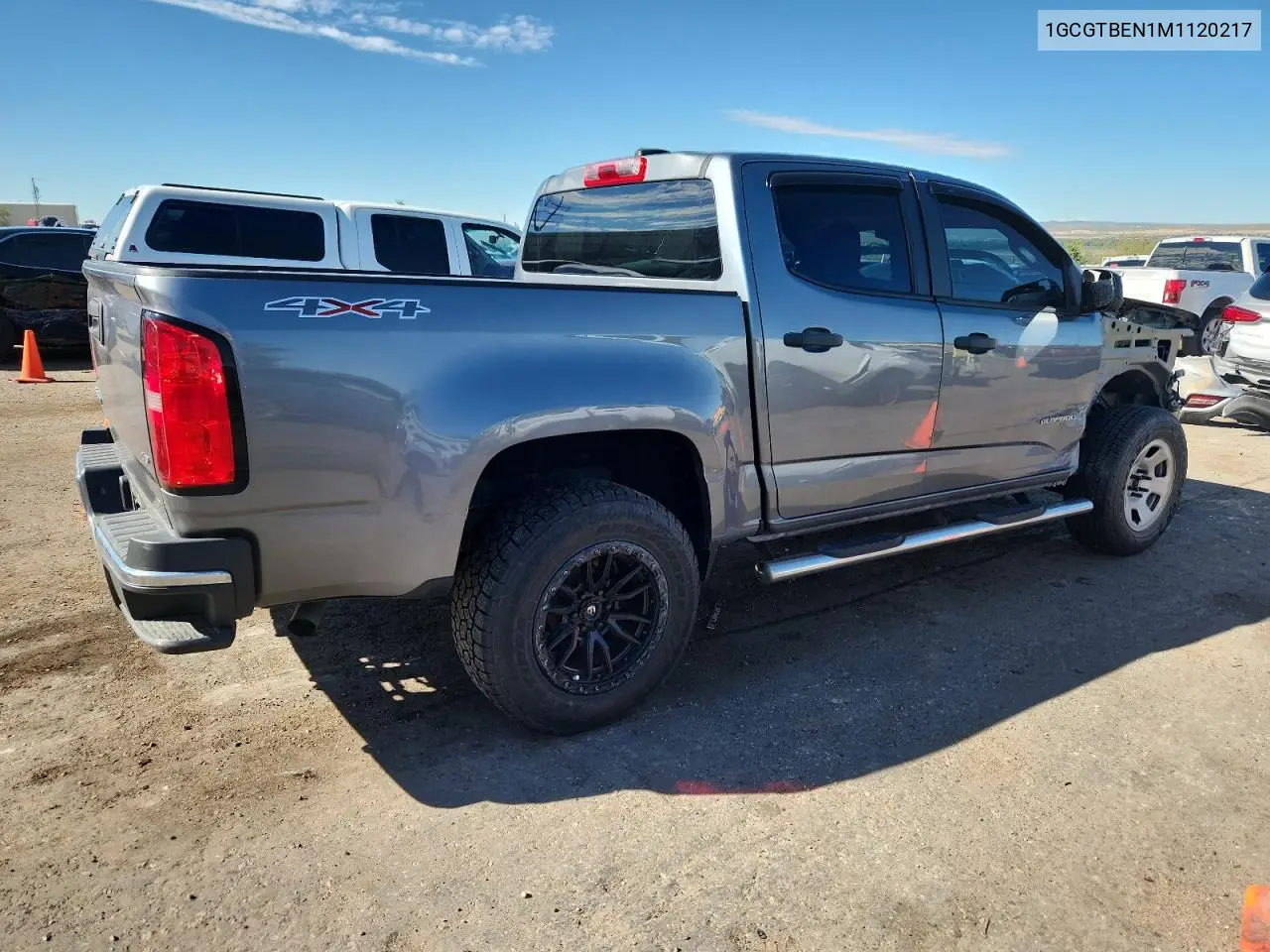 1GCGTBEN1M1120217 2021 Chev Colorado