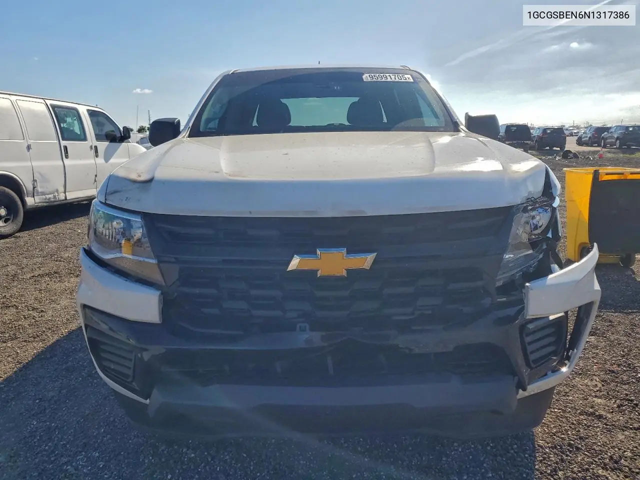 1GCGSBEN6N1317386 2022 Chevrolet Colorado