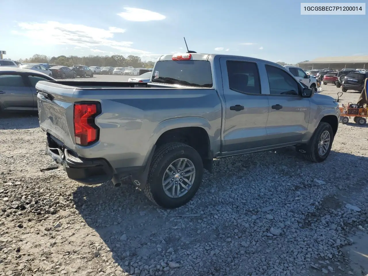 1GCGSBEC7P1200014 2023 Chevrolet Colorado