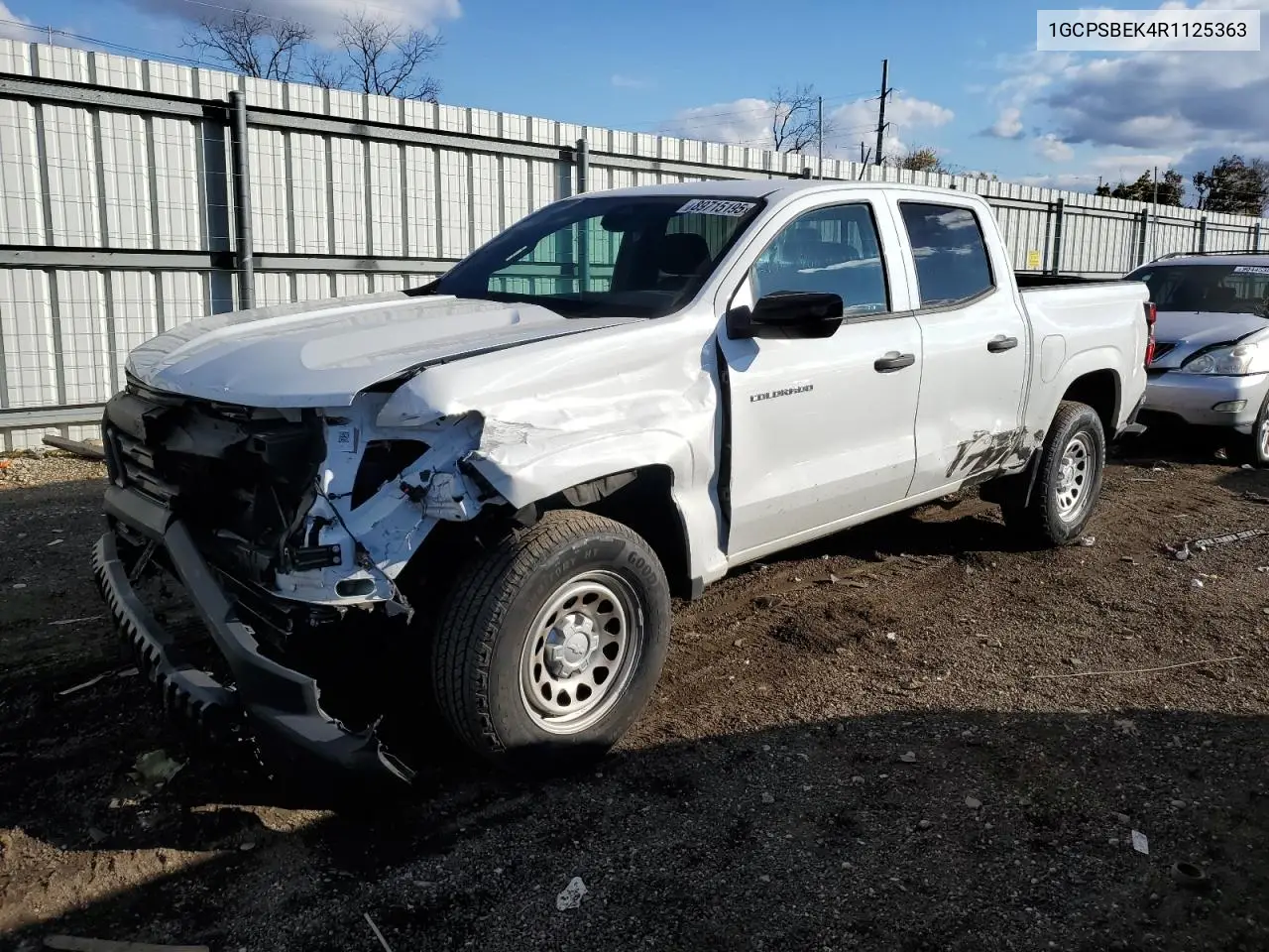 1GCPSBEK4R1125363 2024 Chevrolet Colorado
