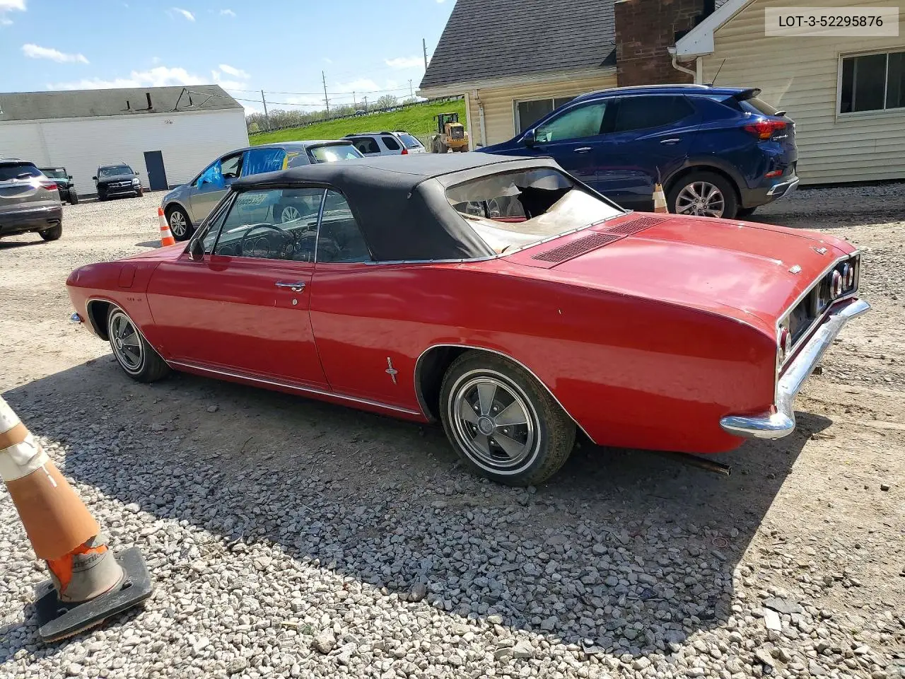 1965 Chev Corvaire VIN: 105675W252399 Lot: 52295876
