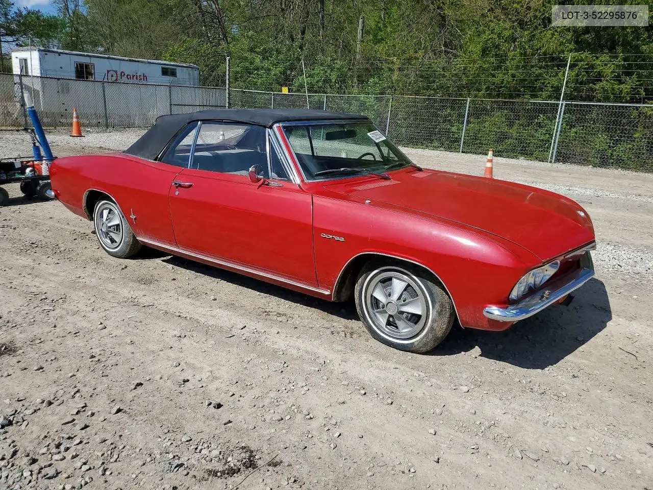 1965 Chev Corvaire VIN: 105675W252399 Lot: 52295876