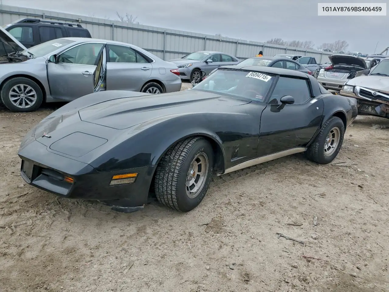 1G1AY8769BS406459 1981 Chevrolet Corvette