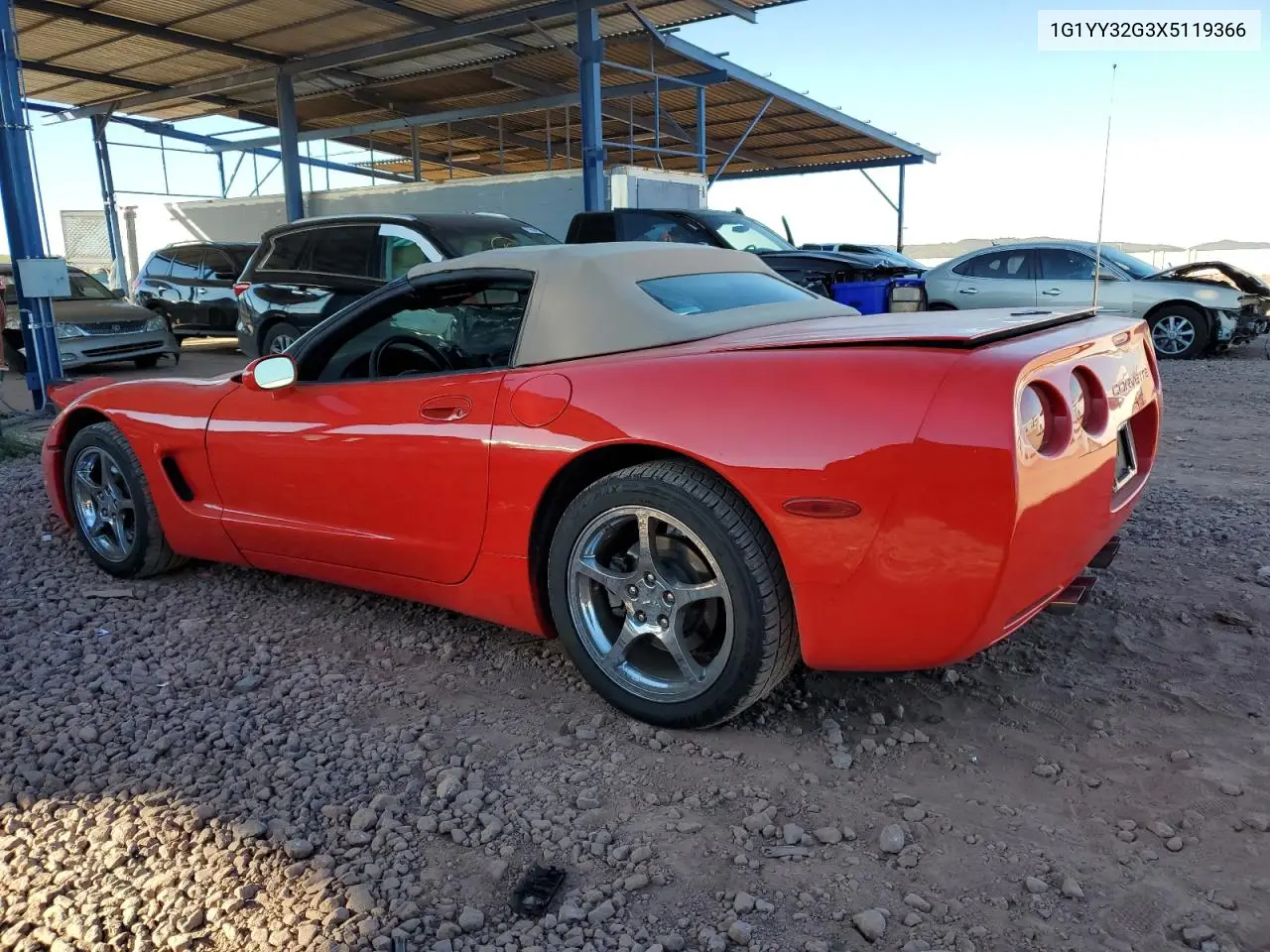 1G1YY32G3X5119366 1999 Chevrolet Corvette