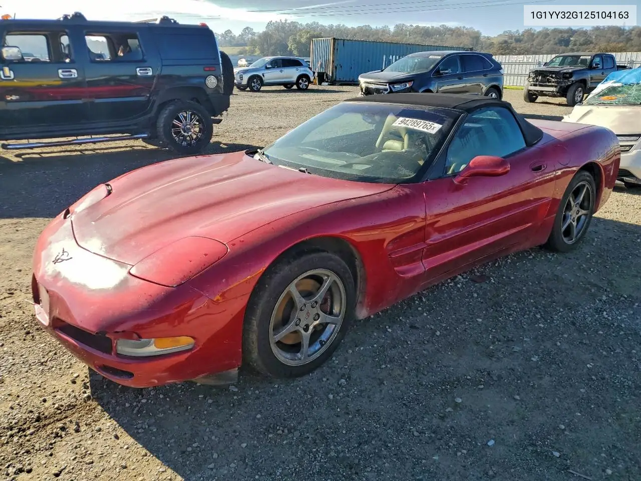 1G1YY32G125104163 2002 Chevrolet Corvette
