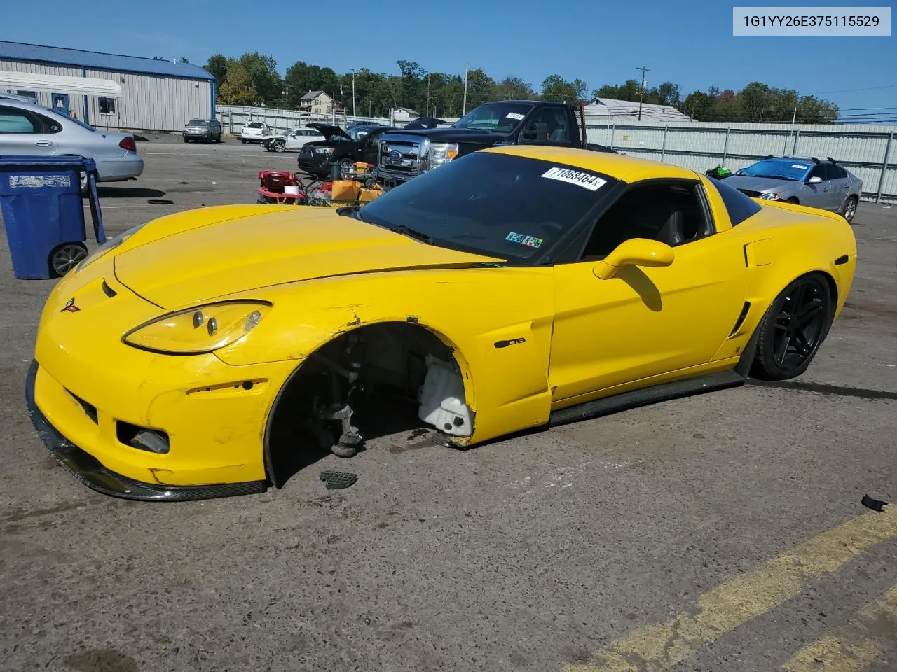 1G1YY26E375115529 2007 Chevrolet Corvette Z06