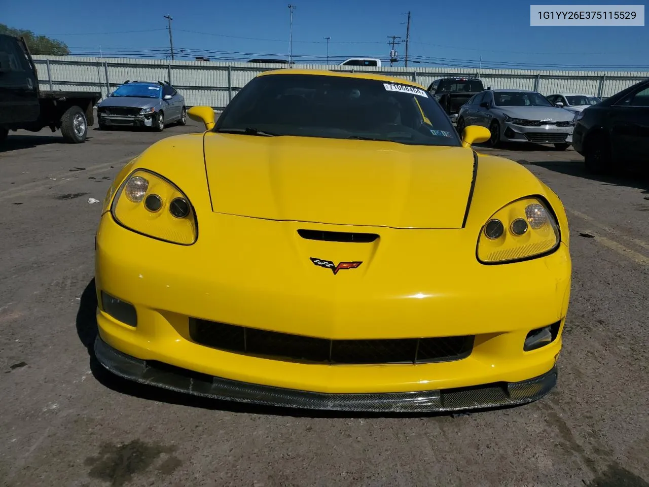 1G1YY26E375115529 2007 Chevrolet Corvette Z06