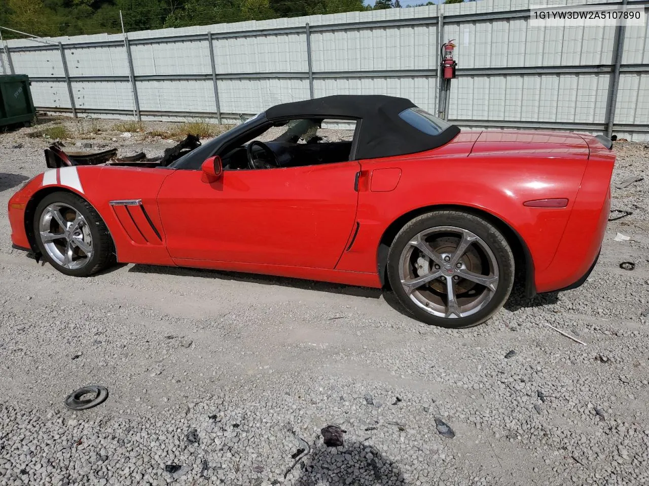 1G1YW3DW2A5107890 2010 Chevrolet Corvette Grand Sport