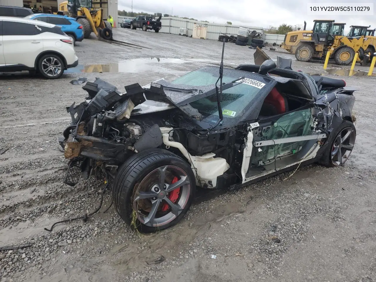 1G1YV2DW5C5110279 2012 Chevrolet Corvette Grand Sport